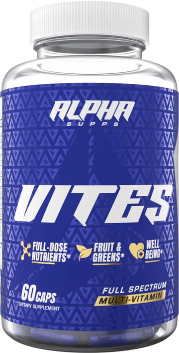 Alpha Supps Vites Men's Multivitamin, Complete Daily Supplement with Fruits, Veggies, Energy, Immune & Prostate Support Alpha Supps uk supplements