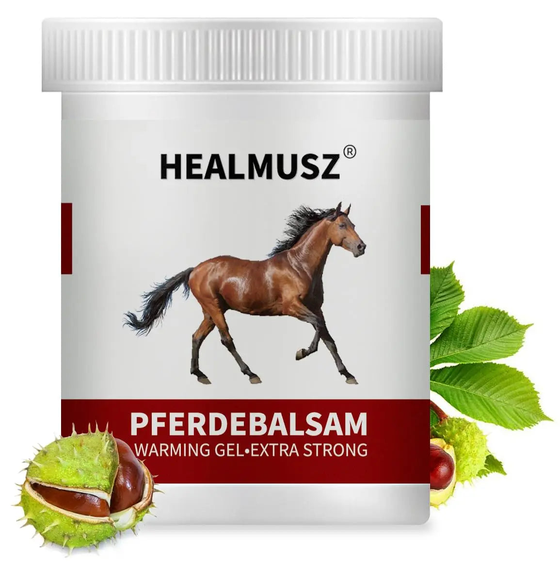 Horse Chestnut Cream Extra Strength Warming Massage Gel 16.9 Fl Oz (500mL) - Pferdebalsam for Varicose Veins, Muscle, Neck & Joint Discomfort, Bruises and Numbness ciwoll uk supplements