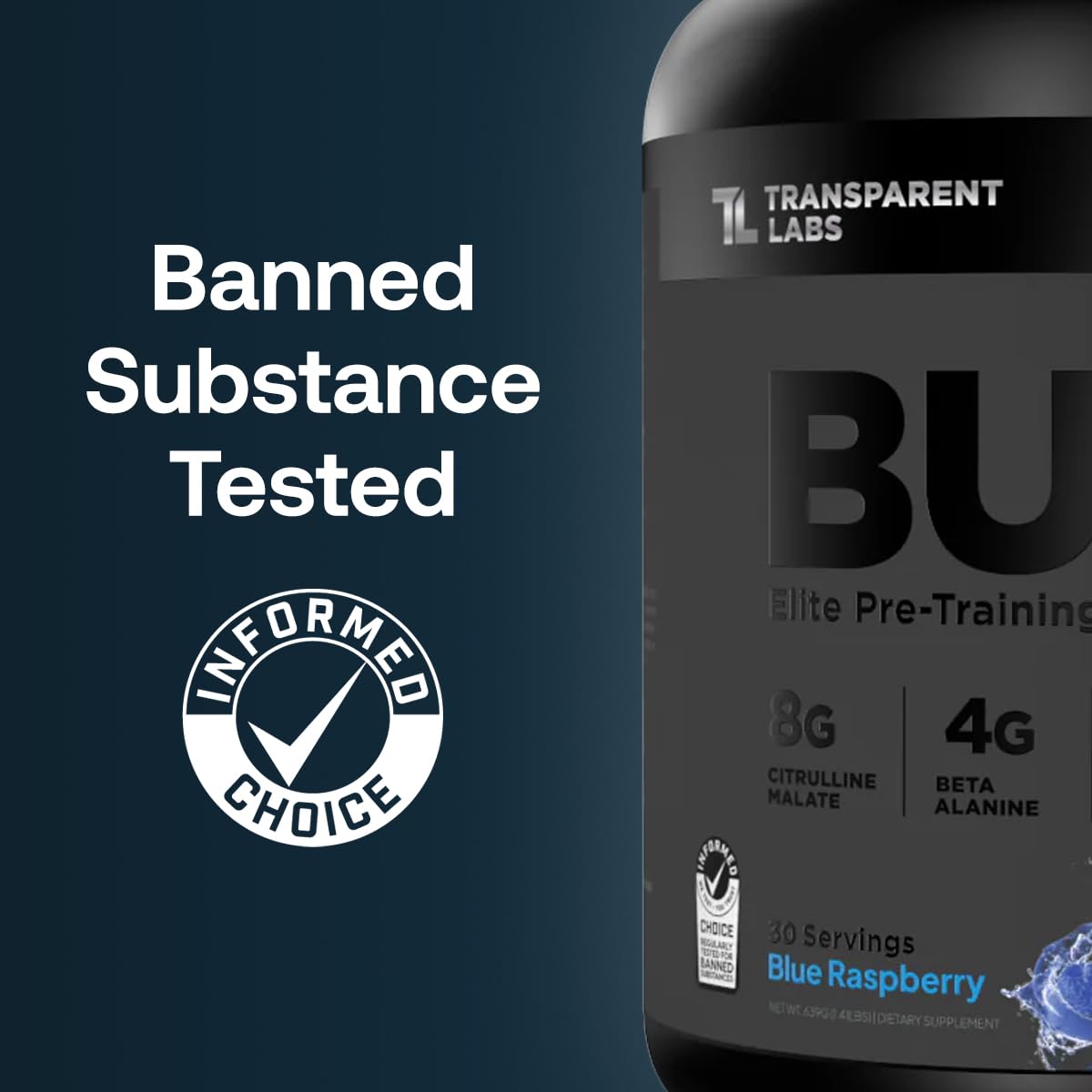 Transparent Labs Bulk Black Pre Workout - Clinically Dosed, Sugar Free Preworkout for Men and Women with Beta Alanine Powder, Citrulline Malate Transparent Labs uk supplements