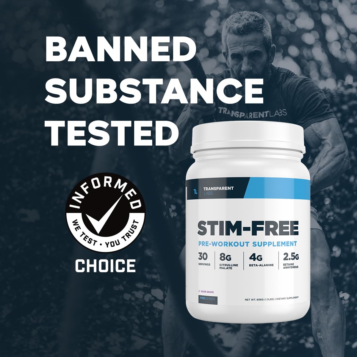 Transparent Labs Stim-Free Pre-Workout - Caffeine & Stim Free Pre Workout Powder Transparent Labs uk supplements