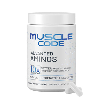 NAUTILUS Muscle Code Essential Amino Acid Capsules – Muscle Synthesis & Repair & Strength – Unflavored – 30 Servings – Clinically Studied NAUTILUS uk supplements
