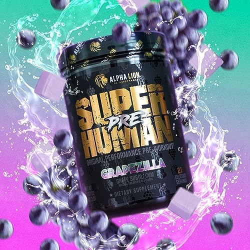 ALPHA LION Superhuman Pre Workout Powder, Beta Alanine, L-Taurine & Tri-Source ALPHA LION uk supplements
