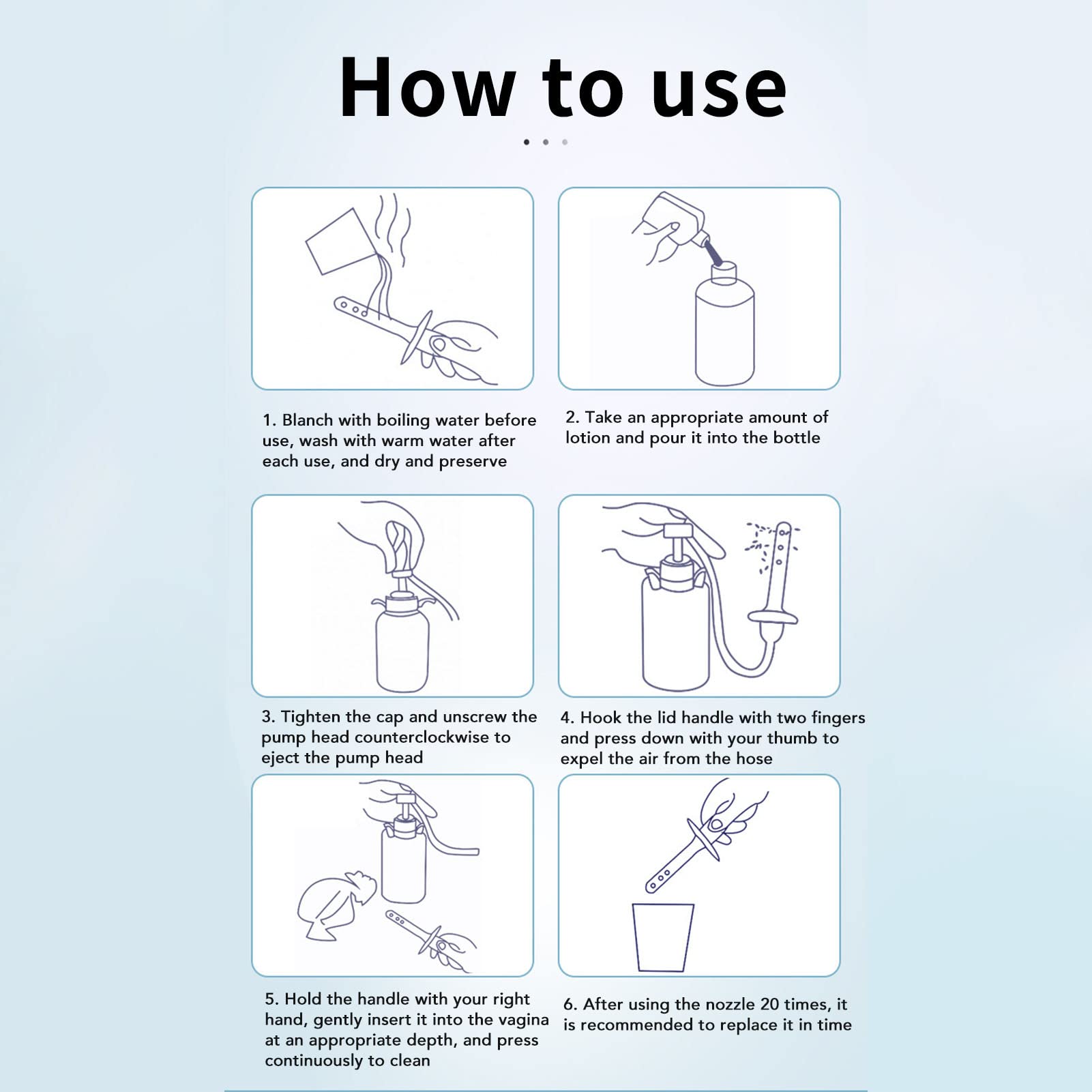 Vaginal Douche Cleaner,350ml Vaginal Cleanser Vaginal Douche Reusable Vaginal Cleansing System Brrnoo uk supplements