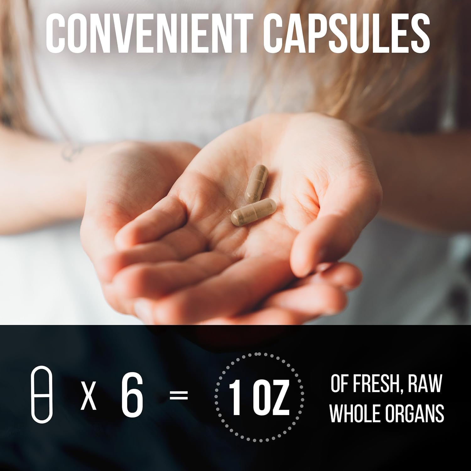 Beef Organ Supplement Grass Fed Complex for Women - 7 Carnivore Meat Proprietary Blend of Beef Liver, Marrow, Brain, Thymus, Spleen, Kidney, Colostrum, Heart, Pancreas, Gallbladder -120 Caps Holistic Method uk supplements