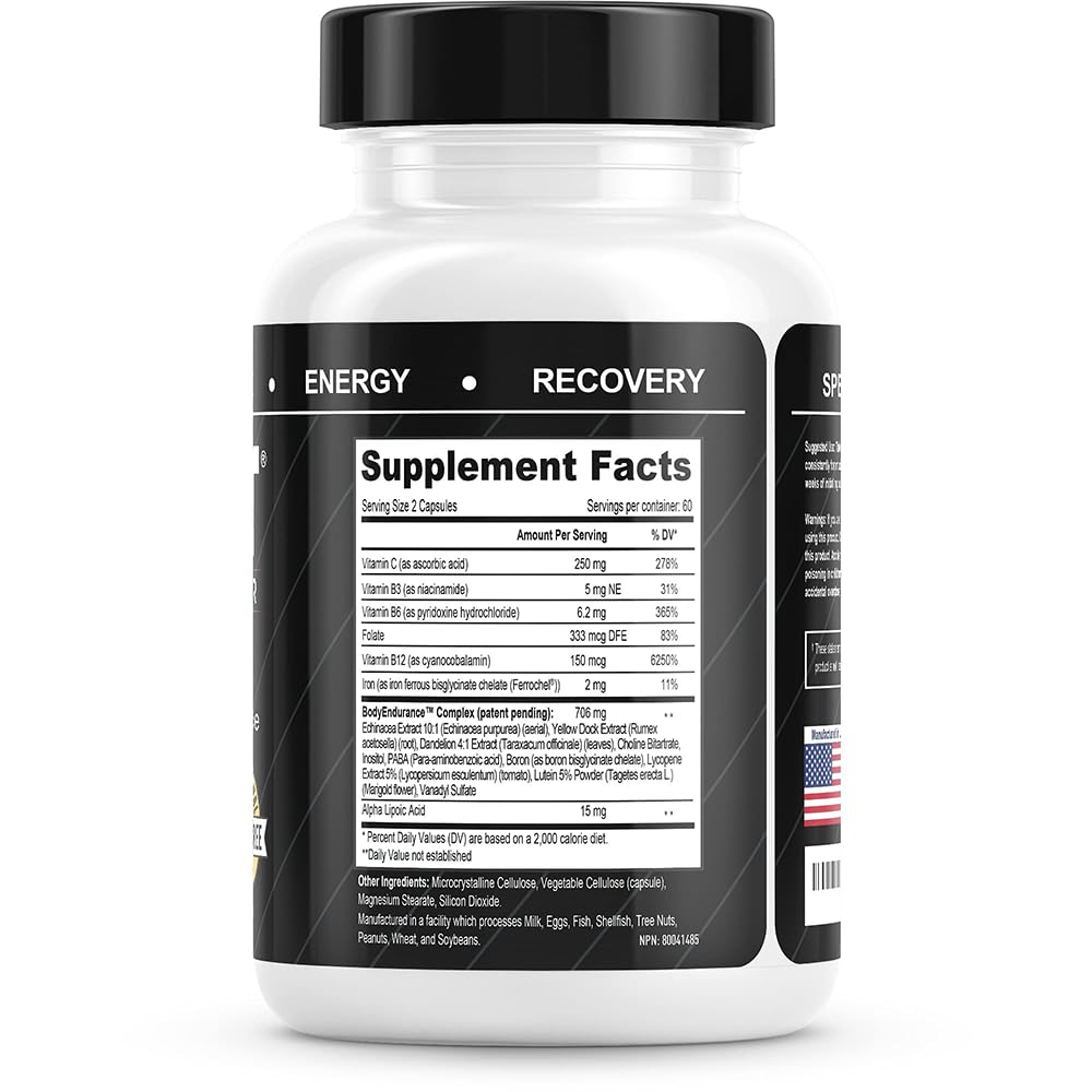 EPO-BOOST Natural Blood Builder Iron Supplement. RBC Support Made in USA with Echinacea & Dandelion Root helping VO2 Max, Energy, Endurance (1-Pack) EPO-Boost uk supplements