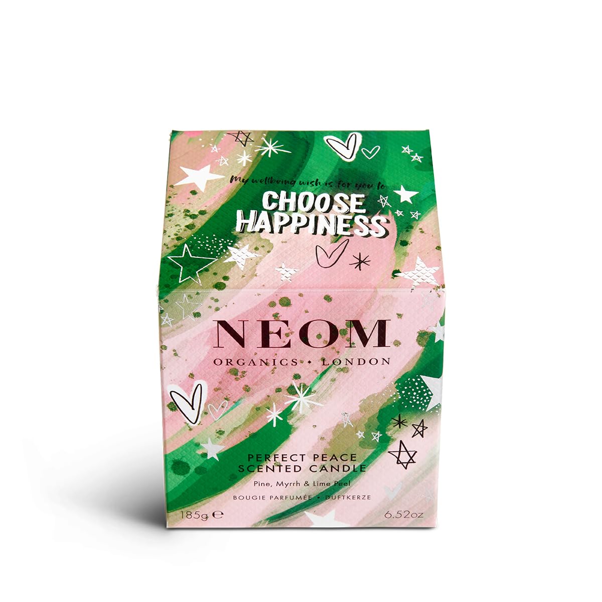 NEOM- Perfect Peace Luxury Scented Candle | Pine, Myrrh & Lime Peel | Christmas Gift… (1 Wick) Neom uk supplements