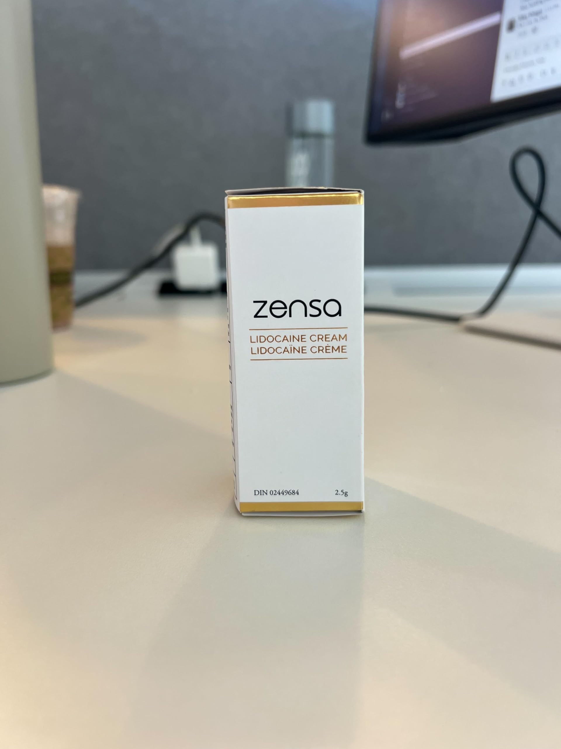 Zensa Numbing Cream 5% Lidocaine – Maximum Strength Topical Anesthetic with Vitamin E for Pain Relief from Hemorrhoids - Vegan & Cruelty-Free, Water-Based, Physiologic pH for Sensitive Skin 2.5 g Zensa uk supplements
