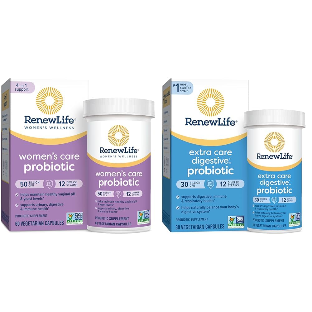 Renew Life Women's Probiotic Capsules, 50 Billion CFU Guaranteed, Supports Vaginal Renew Life uk supplements