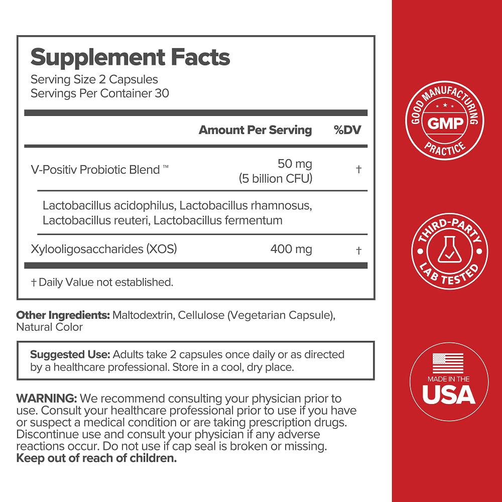 O Positiv URO Vaginal Probiotics for Women pH Balance with Prebiotics & Lactobacillus – Vaginal Health Supplement – Promote Healthy Vaginal Odor & Flora, 60 Count (Pack of 1), 1 Month Supply O Positiv uk supplements