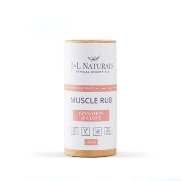 J&L Naturals Muscle Rub | Cream for Achy + Sore Muscles, Joints, Back, Knees, Shoulders | Soothing & Nourishing | Vegan, Sustainable, Cruelty Free, Natural, Made in US (1-Pack) J&L Naturals uk supplements