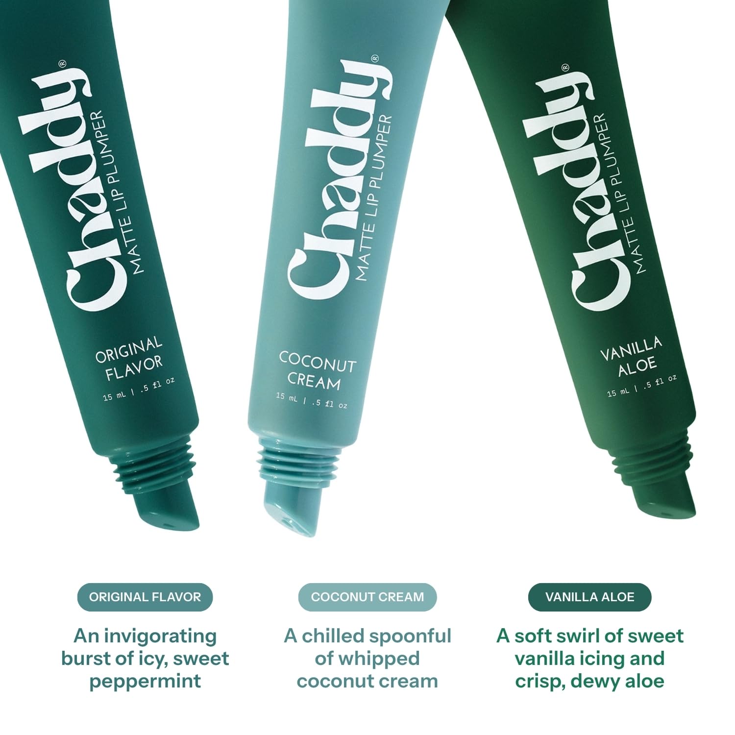 Chaddy Matte Lip Plumper - Hydrating Lip Plumper with Hyaluronic Acid | Plumping Lip, Natural Lip Care and Enhancer - 0.5 fl.oz (Original Flavor) Chaddy uk supplements