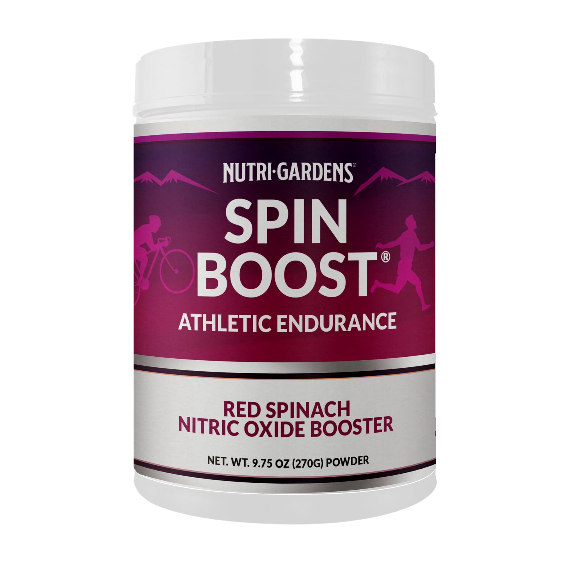 Nutrigardens Spin Boost Nitric Oxide Red Spinach Nitrate Pre-Workout Powder Concentrated Nutrigardens uk supplements