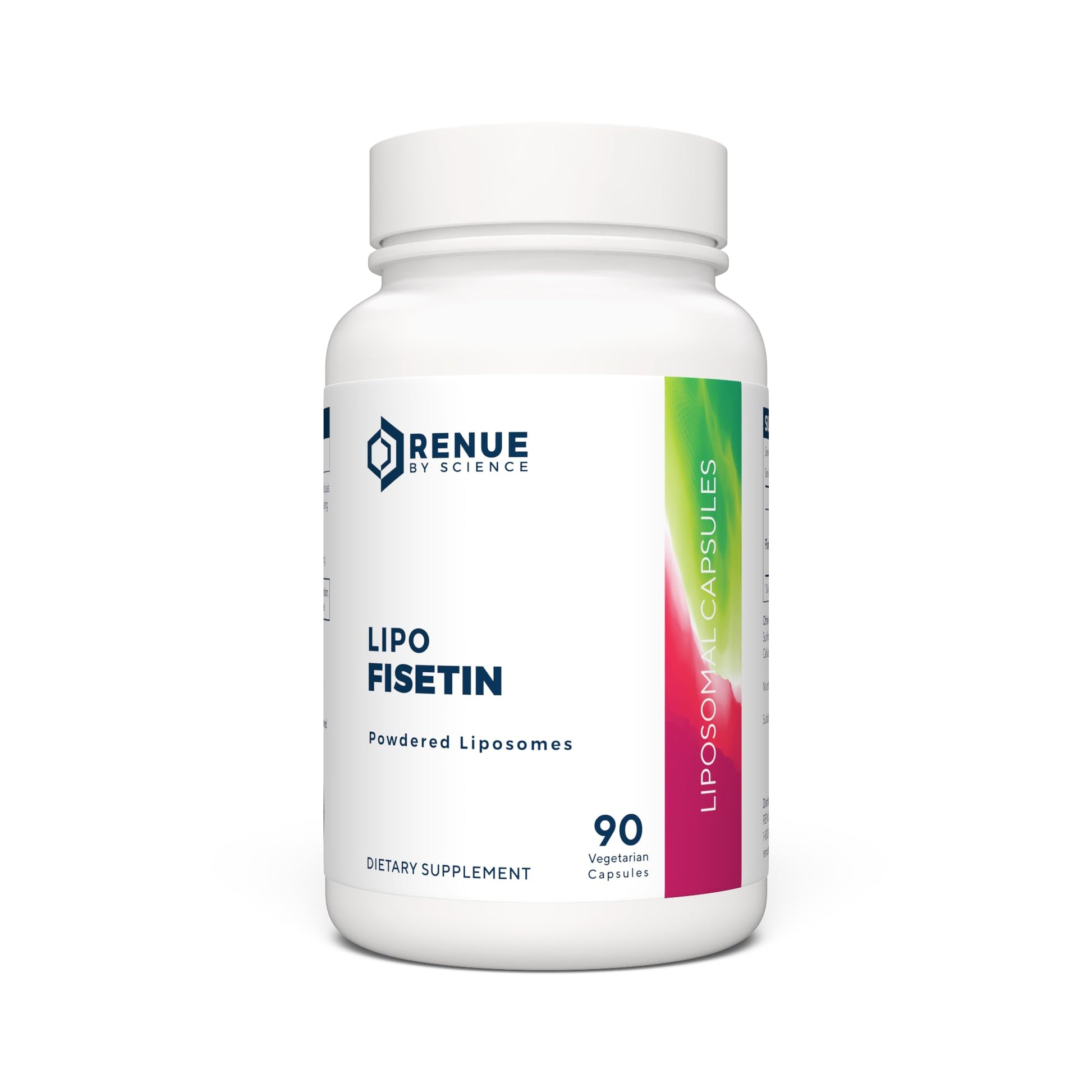 Renue By Science Fisetin | 90 Liposomal Fisetin Supplements - 150mg Fisetin per Serving | Senolytic Supplements | Bioavailable Formula for Increased Absorption | Non-GMO & Made in The USA Renue By Science uk supplements