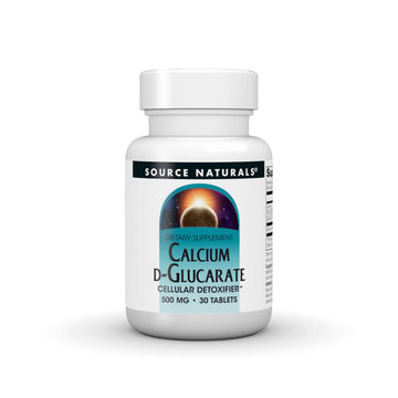 Source Naturals Calcium D-Glucarate, Cellular Detoxifier* 500mg - 30 Tablets Source Naturals uk supplements