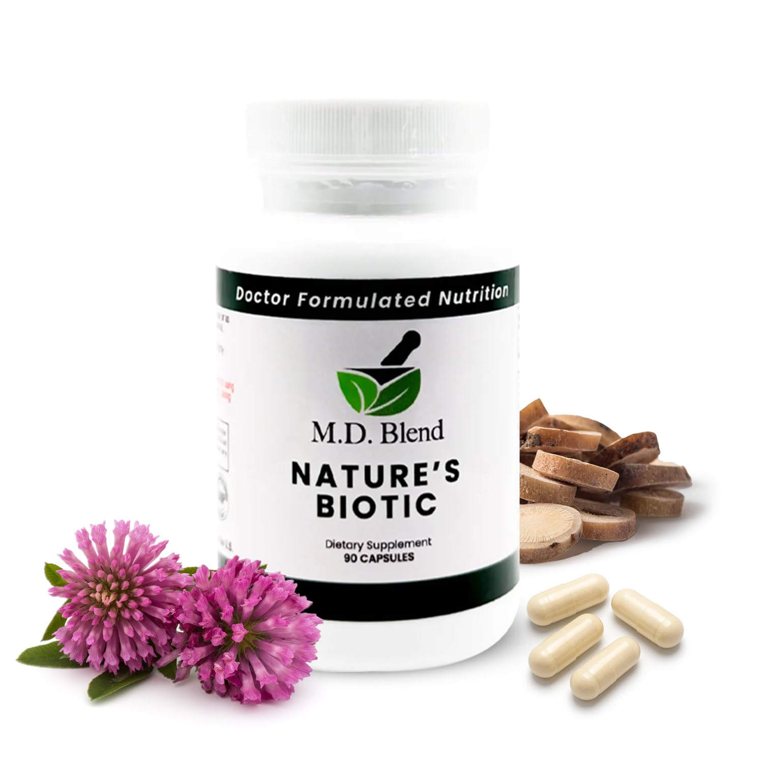 Nature’s Biotic Berberine Supplement for Daily Wellness Support with Blend of Oregano, Garlic, Vitamins C & B6, Magnesium, and Zinc, 90 Capsules (Pack of 1) M.D. Blend uk supplements