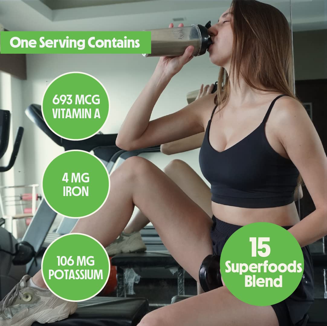 Better Alt Greens Powder, Helps Reduce Bloating, 15 Super Greens- Blend of Spirulina Better Alt uk supplements