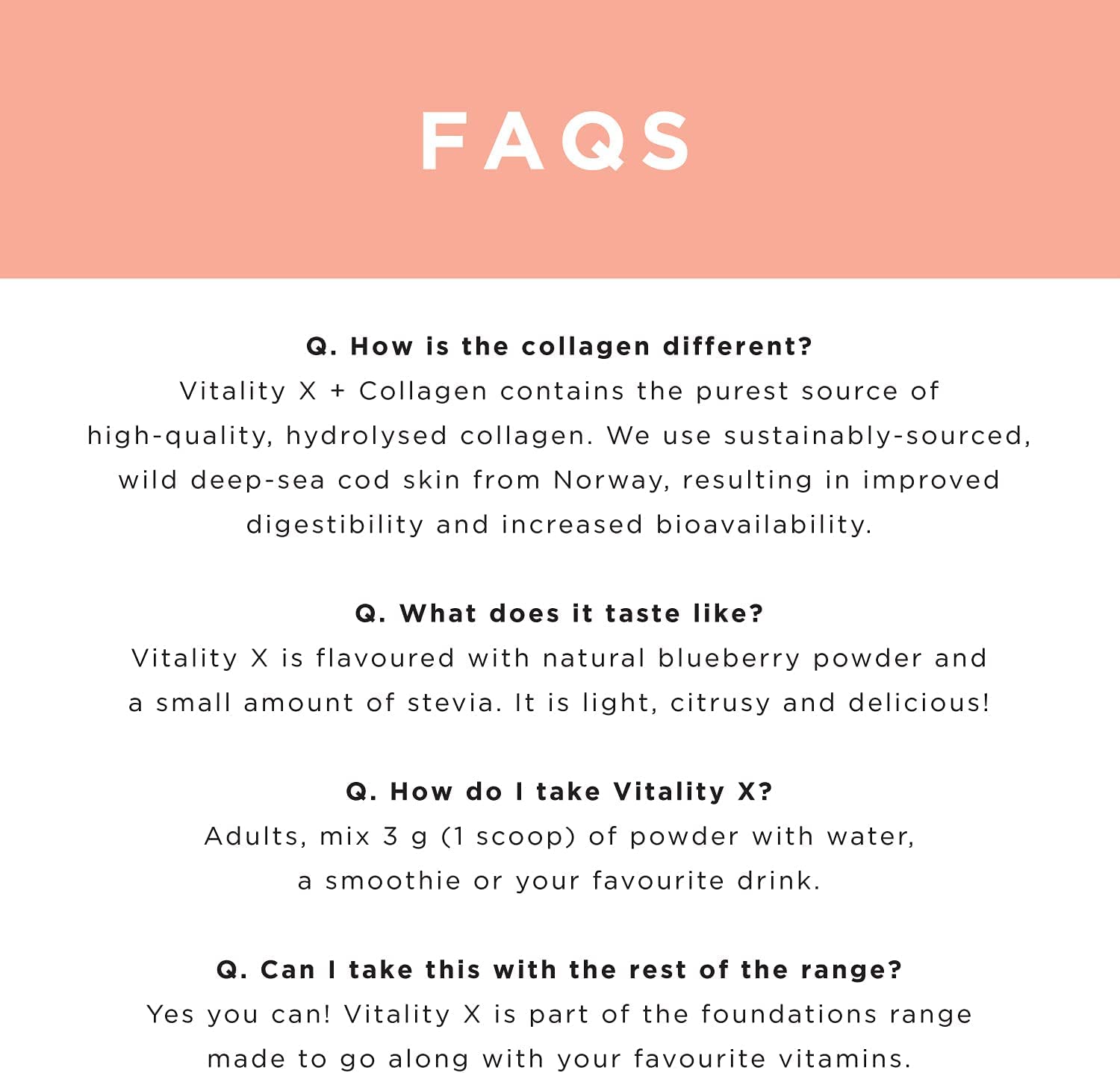 JSHealth Vitamins Vitality X + Collagen - Beauty Powder Supplement with Vitamins C & E JSHealth uk supplements