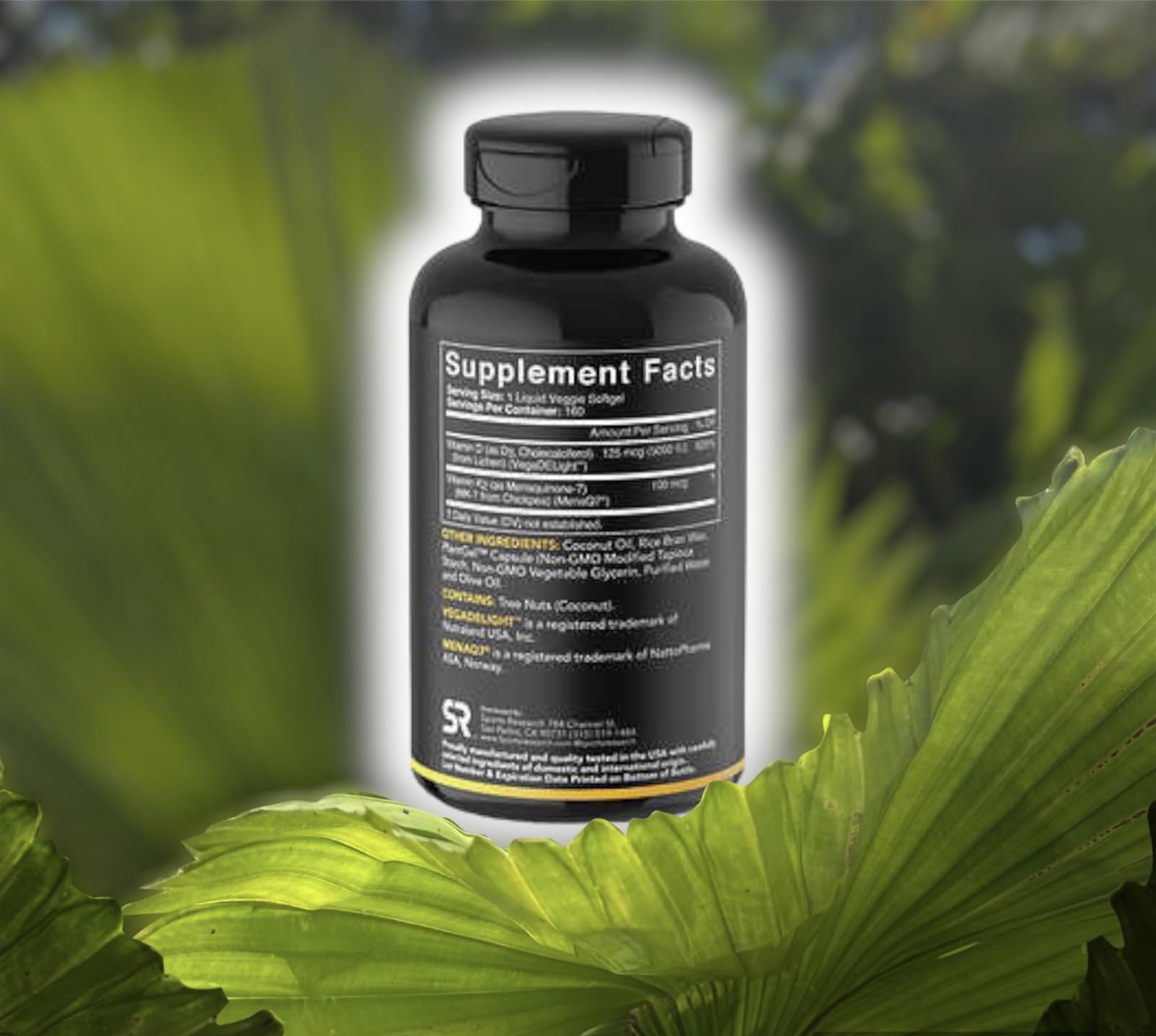 (Pack of 1) 160 Vegan Certified, Non GMO Liquid Softgels rozzunSports Research Vitamin Rozzun Creative Vision uk supplements