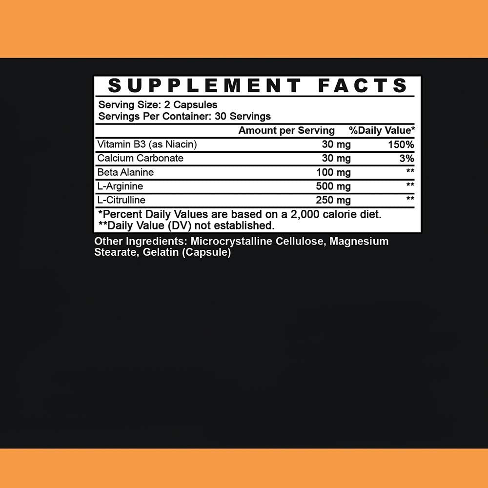 Angry Supplements Monster Girl N.O. Women’s Nitric Oxide Booster Capsules, Boost Energy Angry Supplements uk supplements
