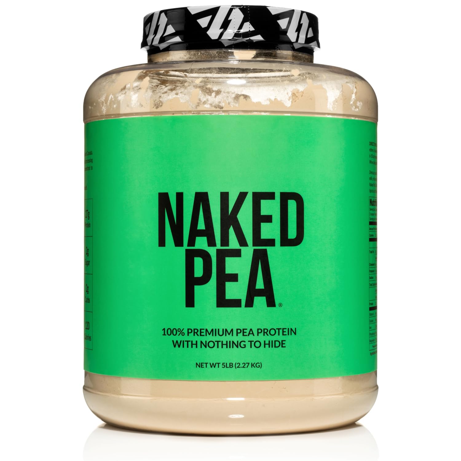 NAKED Pea - 5LB 100% Pea Protein Powder from North American Farms - Unflavored NAKED uk supplements