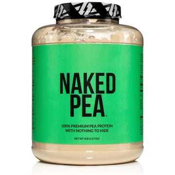 NAKED Pea - 5LB 100% Pea Protein Powder from North American Farms - Unflavored NAKED uk supplements