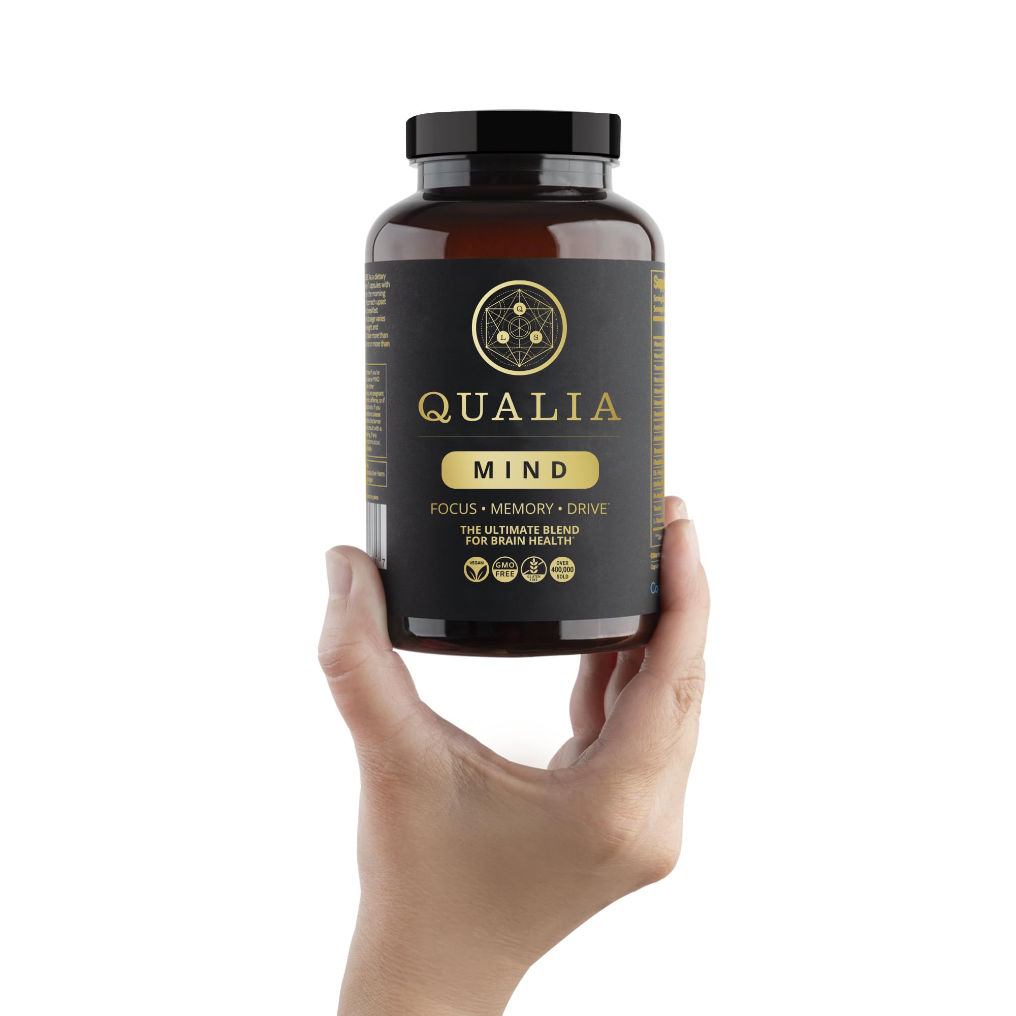 Qualia Life Sciences Qualia Mind | The Ultimate Blend for Brain Health* | Doctor-Formulated Nootropic to Fuel Focus & Concentration* | Supports Long Term Brain Health| Maintain Drive & Productivity QUALIA LIFE SCIENCES uk supplements