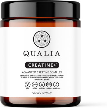 Qualia Creatine | Advanced Creatine Complex | 2 Sources + Magnesium | Optimized Absorption | Muscle Performance, Brain Function, & Healthy Aging (30 Servings) QUALIA LIFE SCIENCES uk supplements