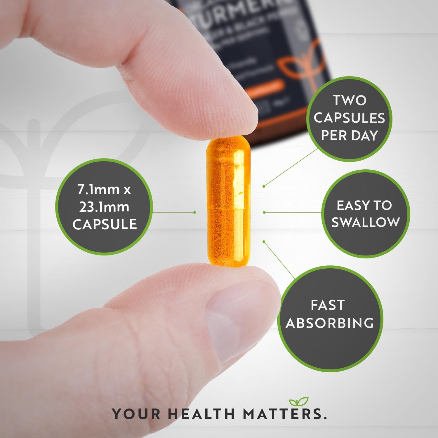 Organic Turmeric 1440mg (High Strength) with Black Pepper & Ginger - 180 Vegan Turmeric Nutravita uk supplements