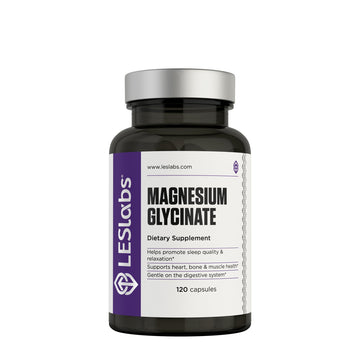 LES Labs Magnesium Glycinate – Supports Restful Sleep, Heart Health, Stress Relief, Metabolism, Nerve & Muscle Function, Gentle on The Digestive System – Non-GMO Supplement – 120 Capsules LES Labs uk supplements