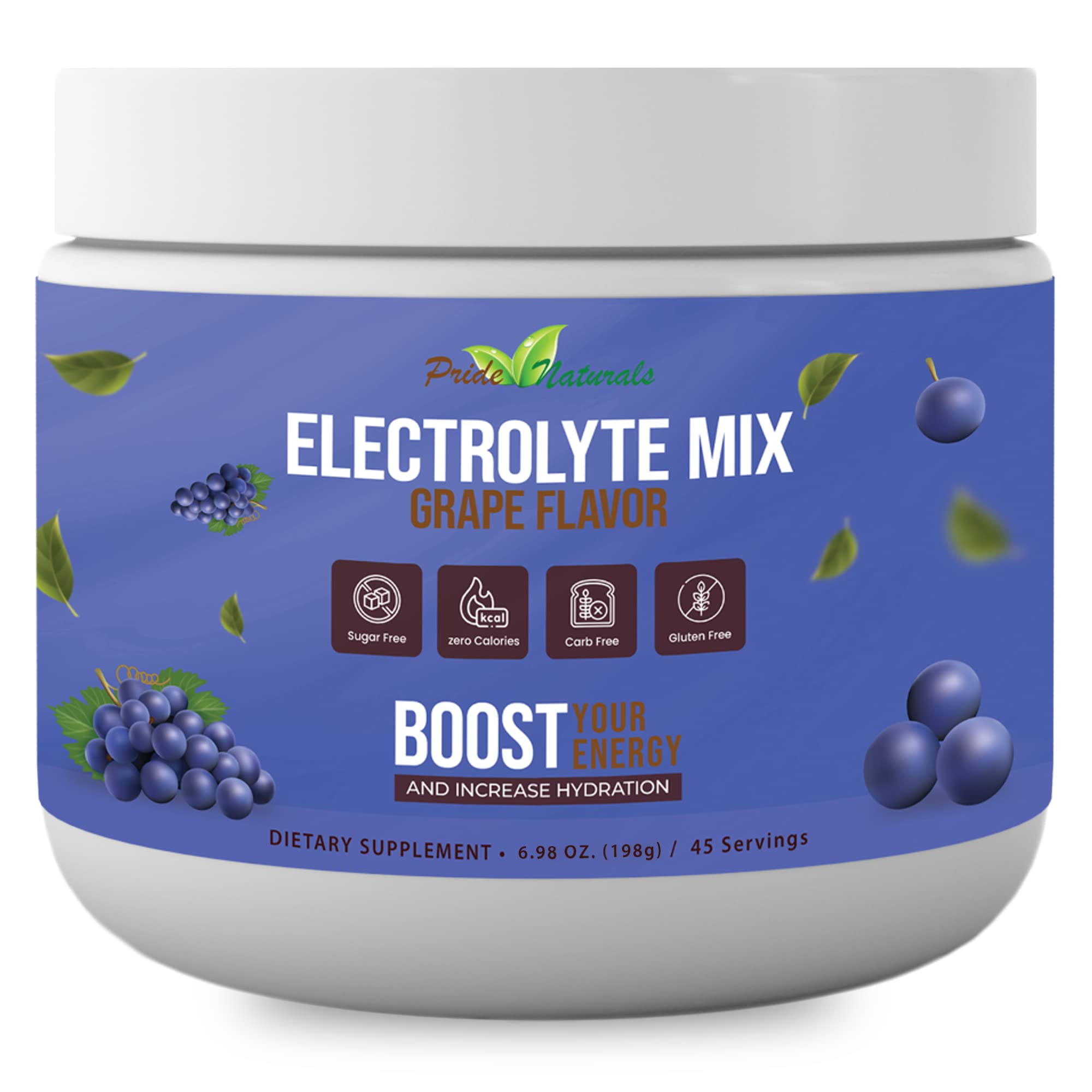 Electrolyte Powder - Refreshing Workout Recovery Electrolytes, Sugar Free, Gluten Free Pride Naturals, Inc uk supplements