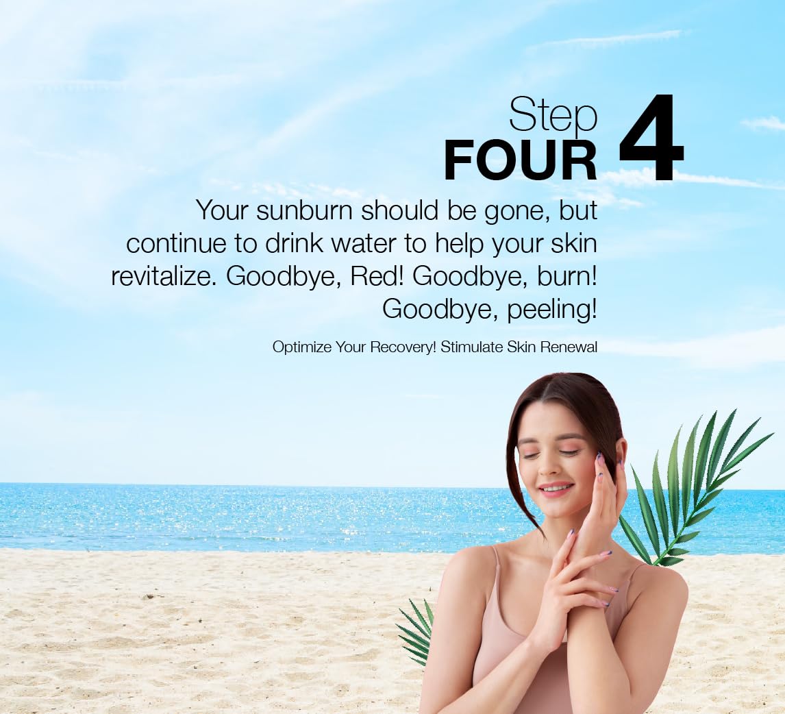Sunburn Drink - Twin Pack - After Sun Skin Care - Supports Healthy Skin from The Inside Out -Promotes Hydration - Sun Damage Support - Mix with Water - Travel Size Sunburn Drink uk supplements