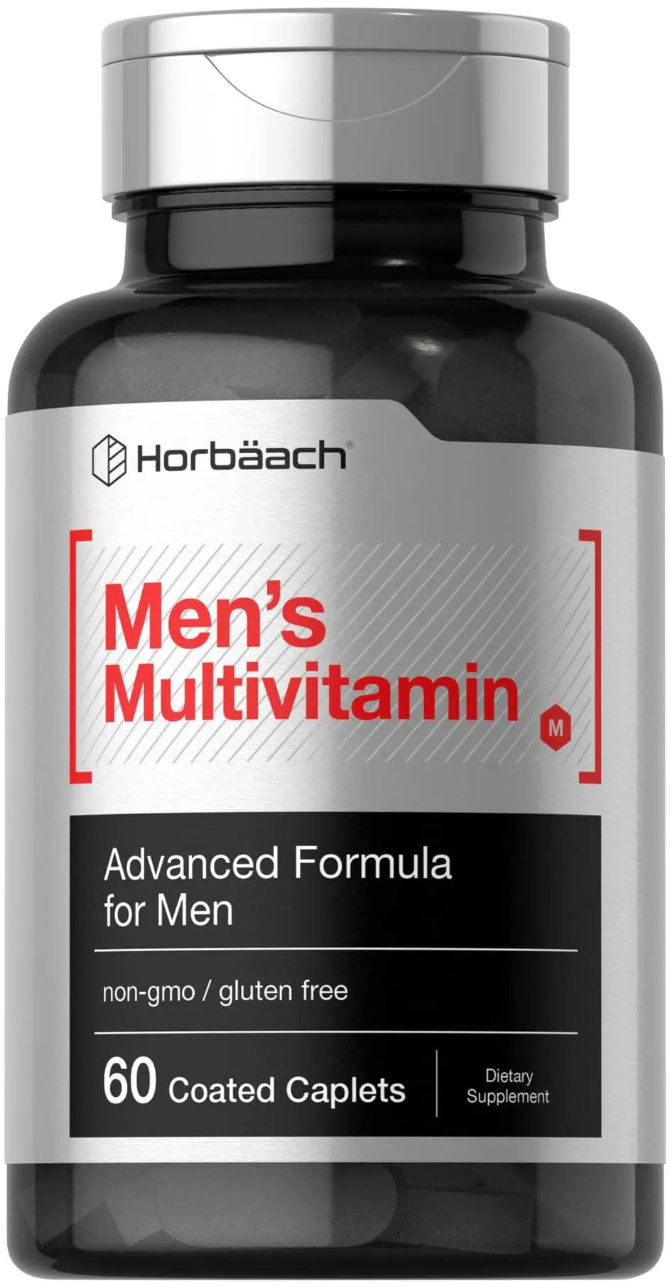 Horbäach Mens Multivitamin | 60 Caplets | Advanced Formula | with Vitamin C, D, Magnesium, Minerals & More | Horbäach uk supplements