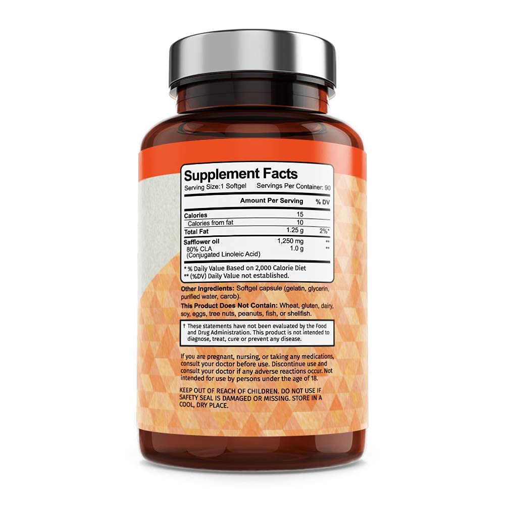 Vitamin Bounty CLA 1250mg - Conjugated Linoleic Acid, CLA for Women and Men, CLA Pills Vitamin Bounty uk supplements
