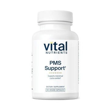 Vital Nutrients PMS Support - Vitex Berry & Passionflower Extract for Premenstrual Support & Hormone Balance* - Vitamin B6 PMS Supplements - Gluten, Dairy, Soy Free - Non-GMO - 60 Capsules Vital Nutrients uk supplements