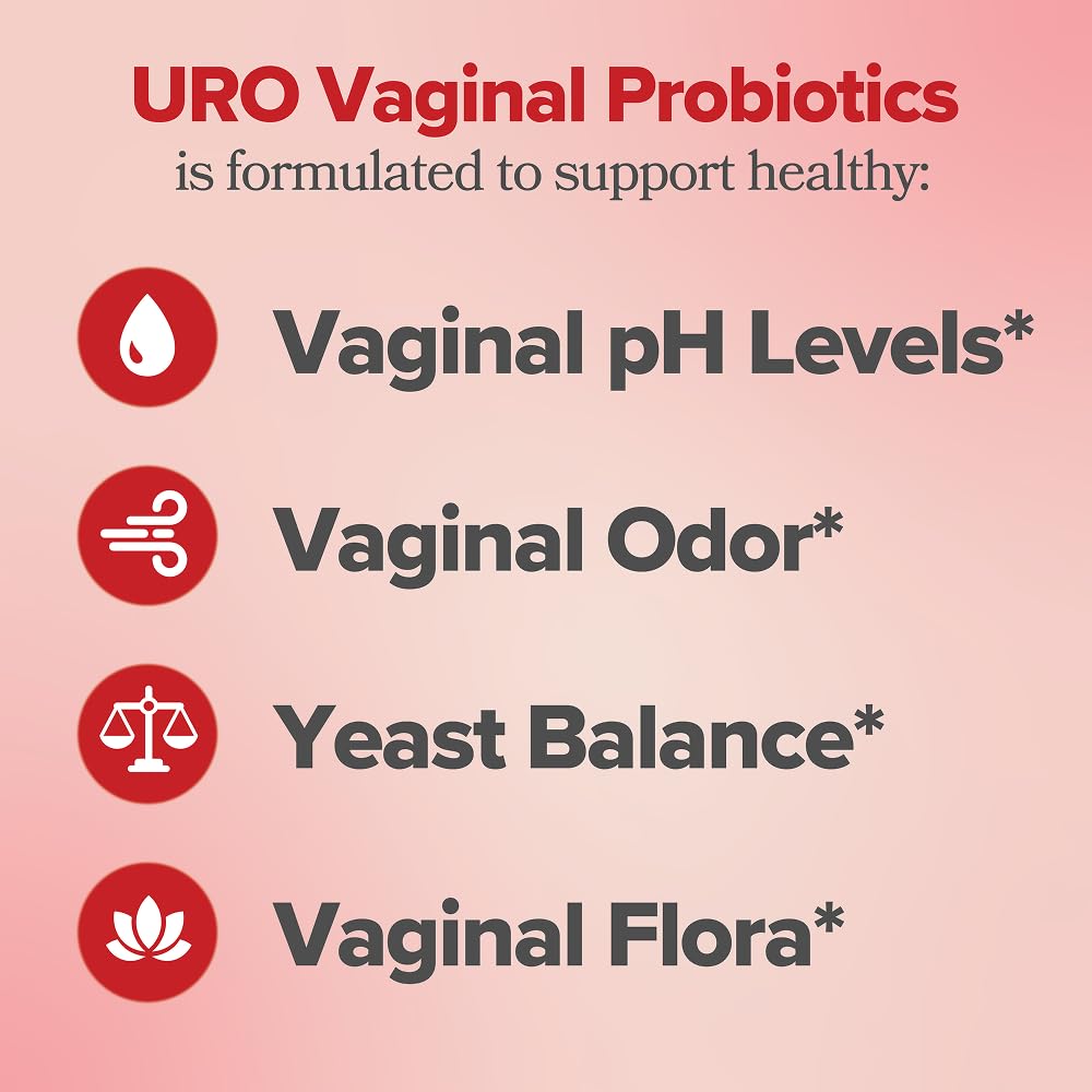 O Positiv URO Vaginal Probiotics for Women pH Balance with Prebiotics & Lactobacillus – Vaginal Health Supplement – Promote Healthy Vaginal Odor & Flora, 60 Count (Pack of 1), 1 Month Supply O Positiv uk supplements