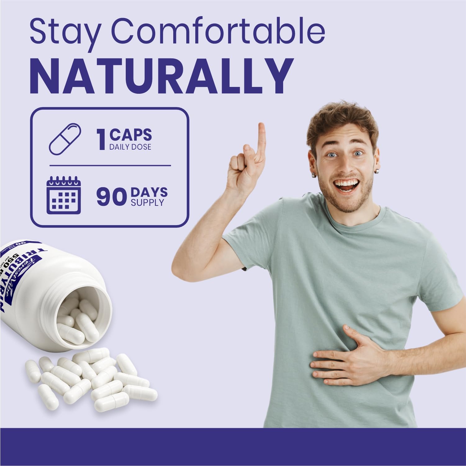 ForestVibe Tributyrin Supplement 550mg, Advanced Butyrate Form for Gut Health, 60% Standardized, More Effective Delivery Than Sodium Butyrate, 90 Capsules, Non-GMO & Gluten Free Postbiotic Supplement ForestVibe uk supplements