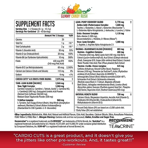Cardio Cuts NDS Nutrition 4.0 Pre Workout Supplement - Advanced Weight Loss and Pre Cardio Cuts uk supplements