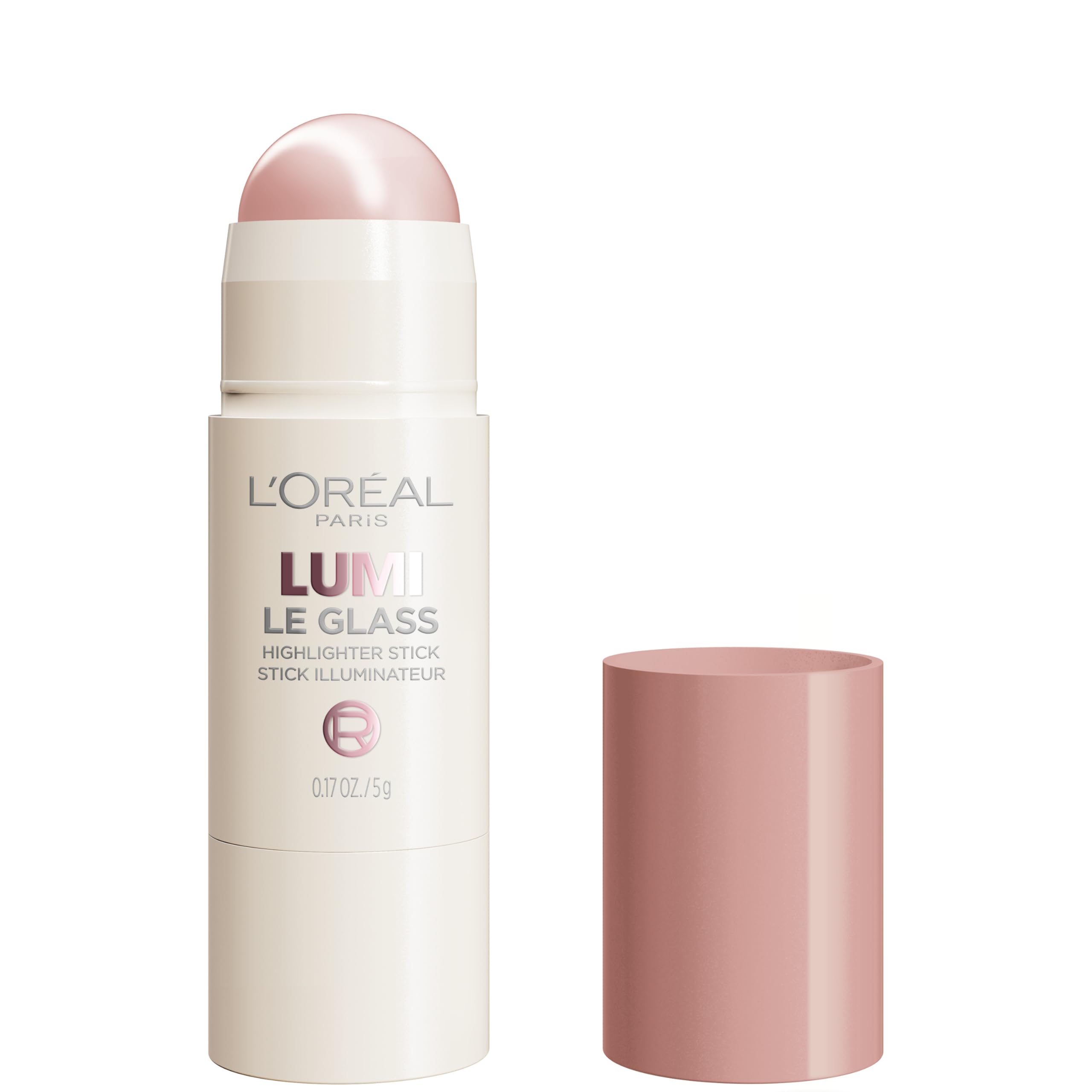 L'Oreal Paris True Match Lumi Le Glass Highlighter Stick, Reflective, Translucent, Glassy Highlighter for Face and Body, 620 Pink Ballet, 0.17 Oz L'Oreal Paris uk supplements