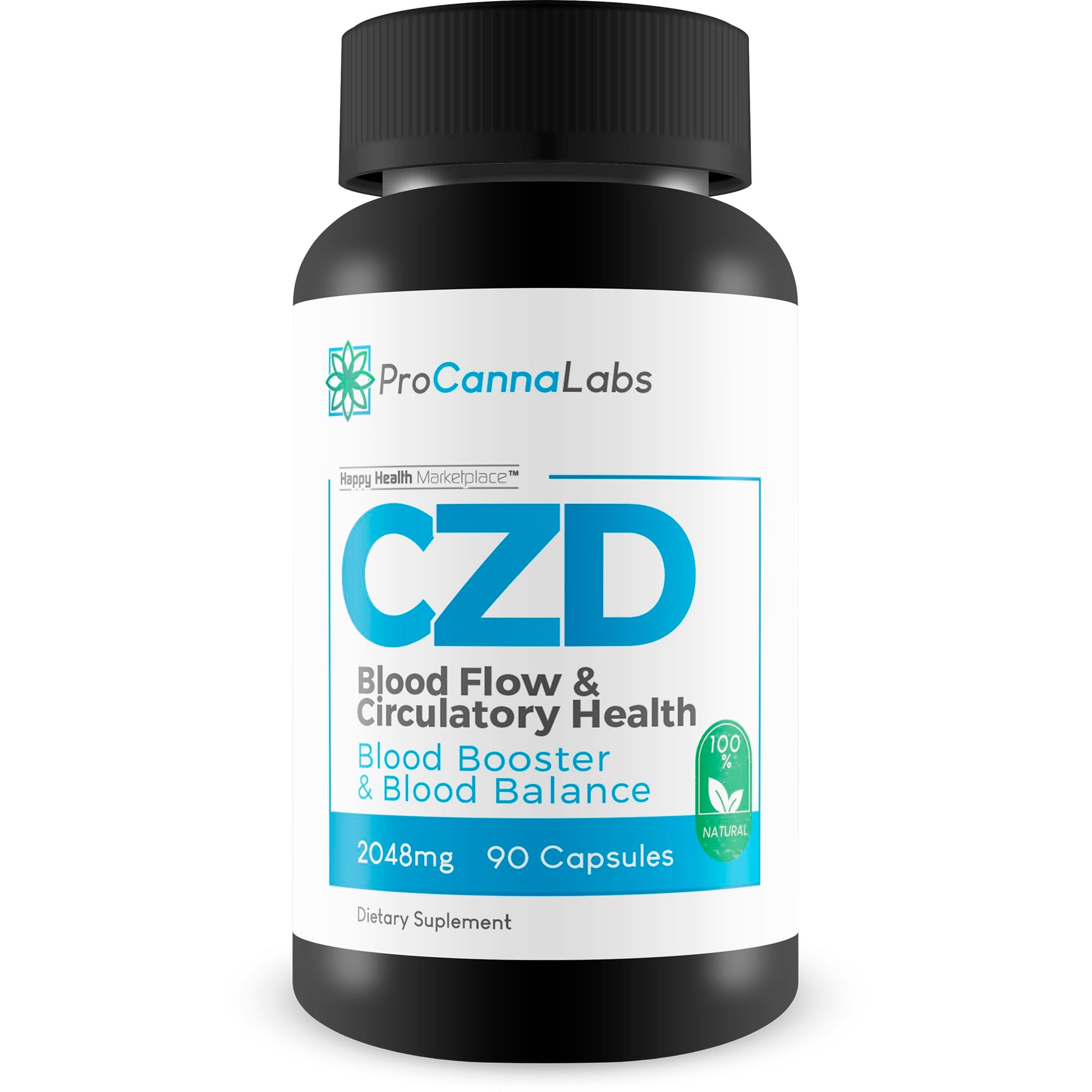 CDZ Supplement Vitamin C D and Zinc Plus Herbs - Our Best Vitamin C D Zinc Blood Booster for Blood Balance & Blood Flow - C Z D Blood Flow & Circulatory Health - Pro Canna Labs Gummies Capsules Happy Health Marketplace uk supplements