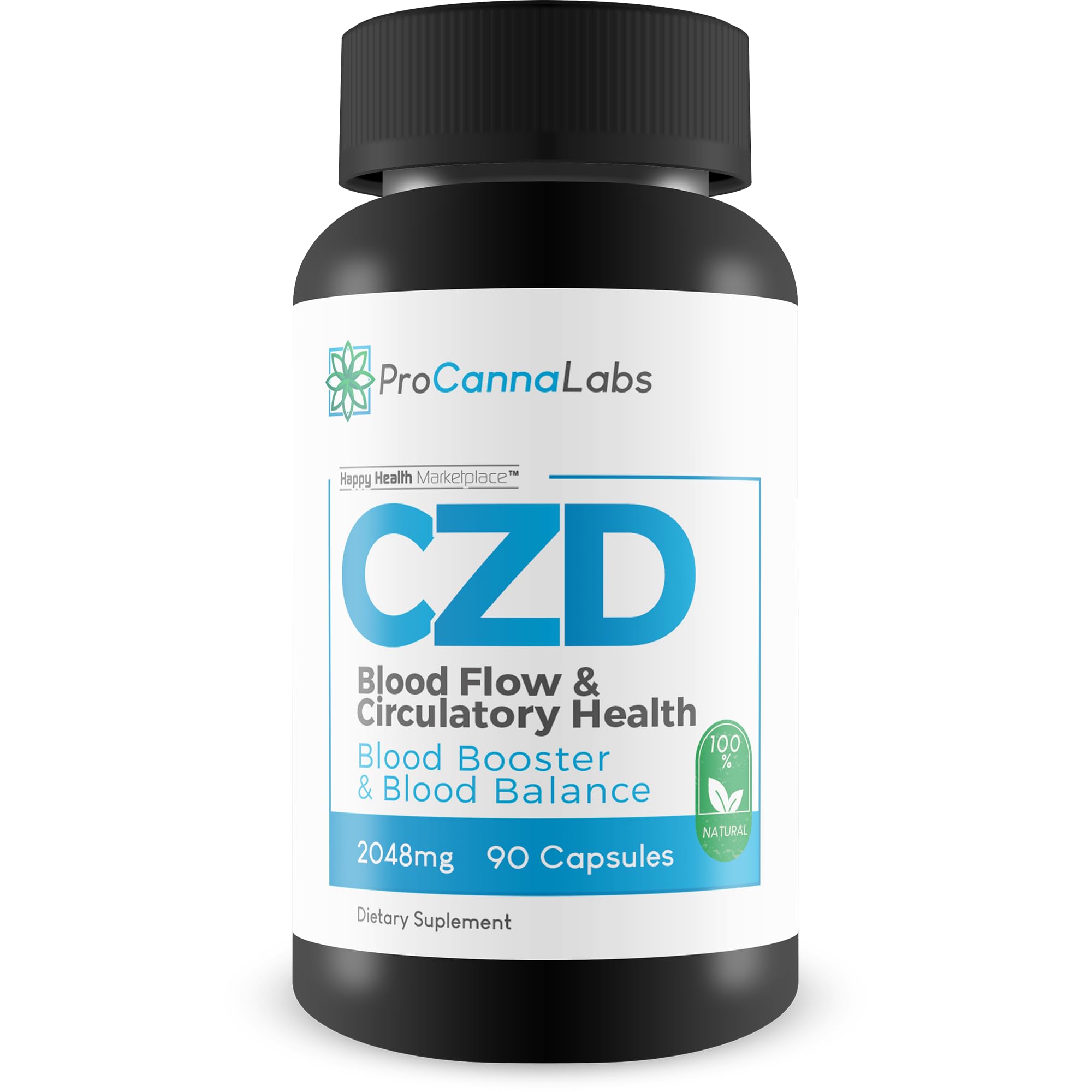 CDZ Supplement Vitamin C D and Zinc Plus Herbs - Our Best Vitamin C D Zinc Blood Booster for Blood Balance & Blood Flow - C Z D Blood Flow & Circulatory Health - Pro Canna Labs Gummies Capsules Happy Health Marketplace uk supplements
