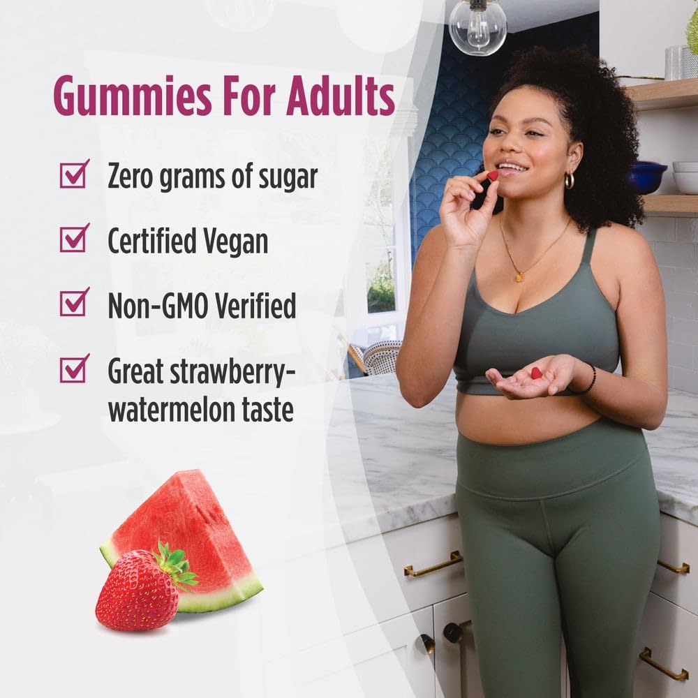Nordic Naturals Vegan Probiotic Gummies Bundle - Zero Sugar Kids Probiotic Gummies - Strawberry Watermelon Flavor - 30 Gummies, Zero Sugar Probiotic Gummies - Strawberry Watermelon Flavor - 40 Gummies Nordic Naturals uk supplements