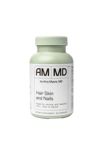 Amy Myers MD Hair Skin and Nails - Supports Strong Hair, Radiant Skin & Healthy Nails - L-Proline, Horsetail, Hyaluronic Acid - Gluten-Free - 120 Capsules (30 Servings) Amy Myers MD uk supplements