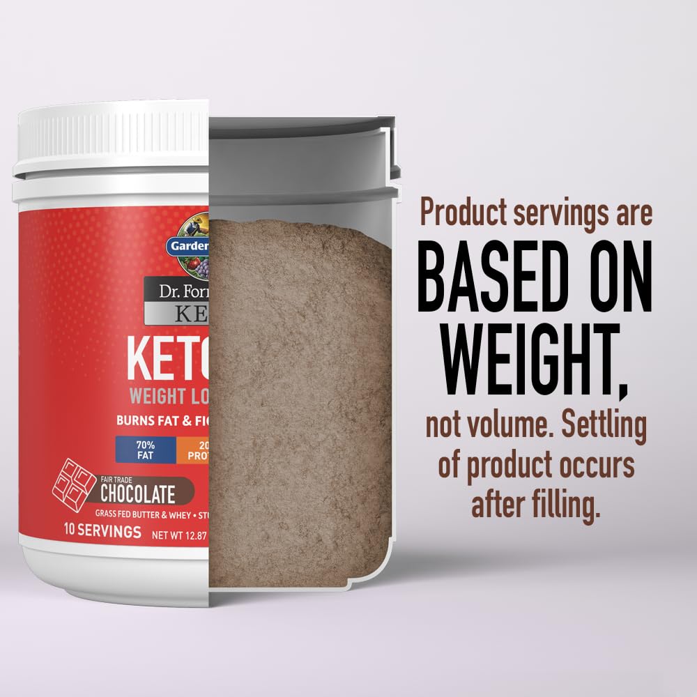 Garden of Life Dr. Formulated Keto Fit Weight Loss Shake - Chocolate Powder, 10 Servings Garden of Life uk supplements