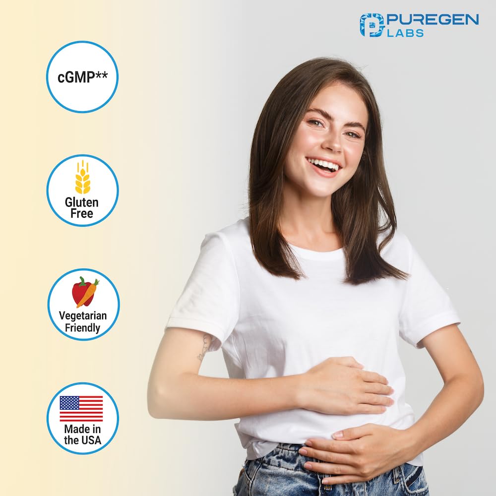 Puregen Labs Dairy Relief Natural Fast Acting Lactase Enzyme 3000 FCC, Lactose Intoleran P Puregen Labs uk supplements