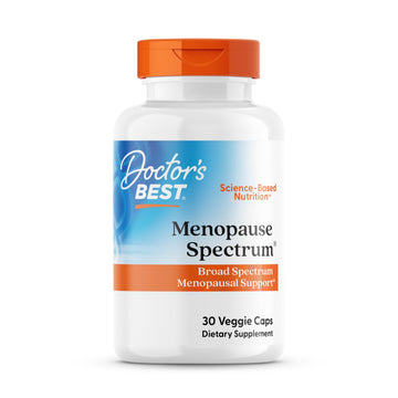 Doctors Best Menopause Spectrum, Broad Spectrum Menopausal Support, Non-GMO, Gluten Free, Soy Free, Vegan 30 Veggie Caps Doctor's BEST uk supplements