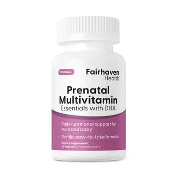 Fairhaven Health Prenatal Multivitamin Essentials with DHA | Prenatal Vitamins + DHA, Choline, Myo-Inositol | Fairhaven Health uk supplements