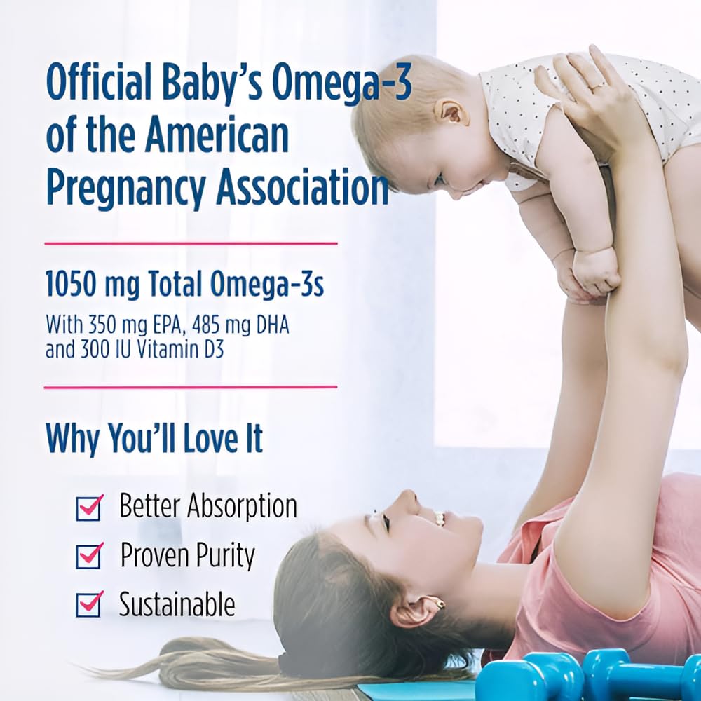 Nordic Naturals Baby’s DHA, Unflavored - 2 oz - 1050 mg Omega-3 + 300 IU Vitamin D3 - Supports Brain, Vision & Nervous System Development in Babies - Non-GMO - Servings May Vary Nordic Naturals uk supplements