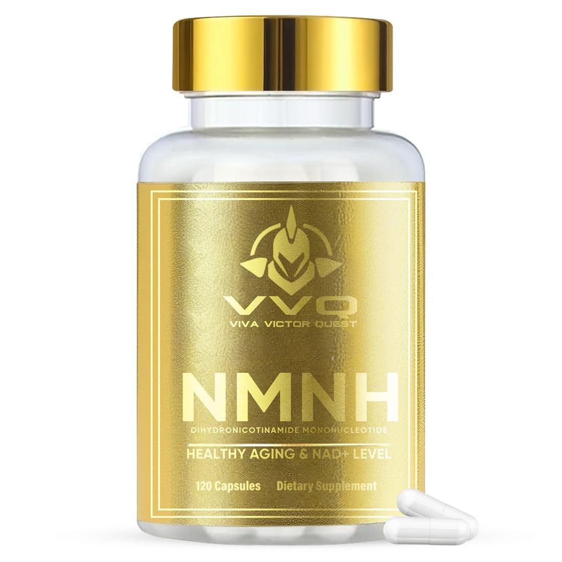 120 Capsules-NMNH (Dihydronicotinamide Mononucleotide), NAD Supplement to Boost NAD+ Levels as We Age (May Be More Effective Than Nicotinamide Riboside), NMNH Supplement for Anti-Aging VVQ uk supplements