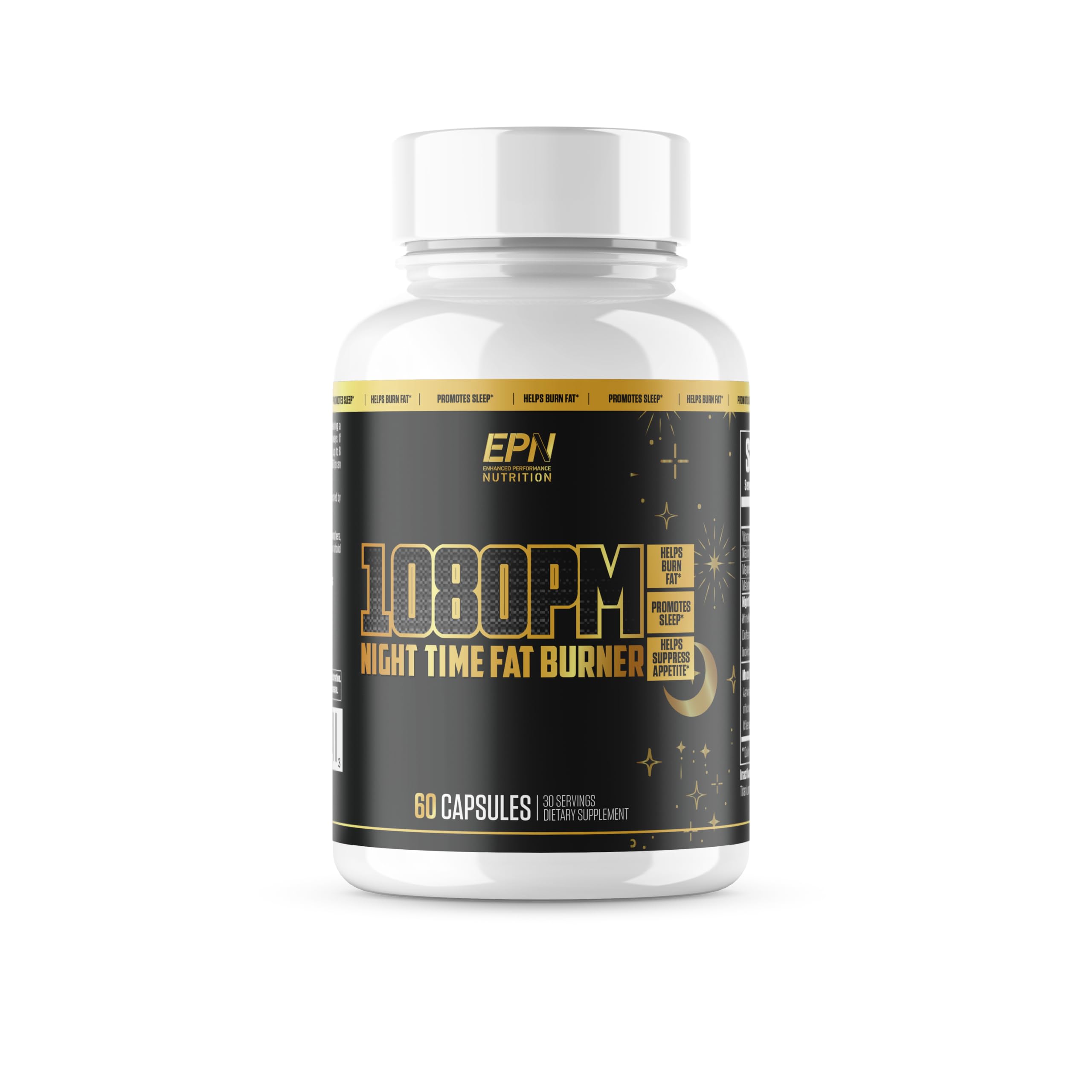 1080PM Thermogenic Night Time Fat Burner | #1 Sleep Aid Fat Loss Supplement to Reduce EPN Supplements uk supplements