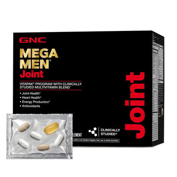GNC Mega Men Joint Vitapak Program, Convenient Complete Nutrition, 3 Products in 1 Packet, Move Better, Comfort & Function GNC uk supplements
